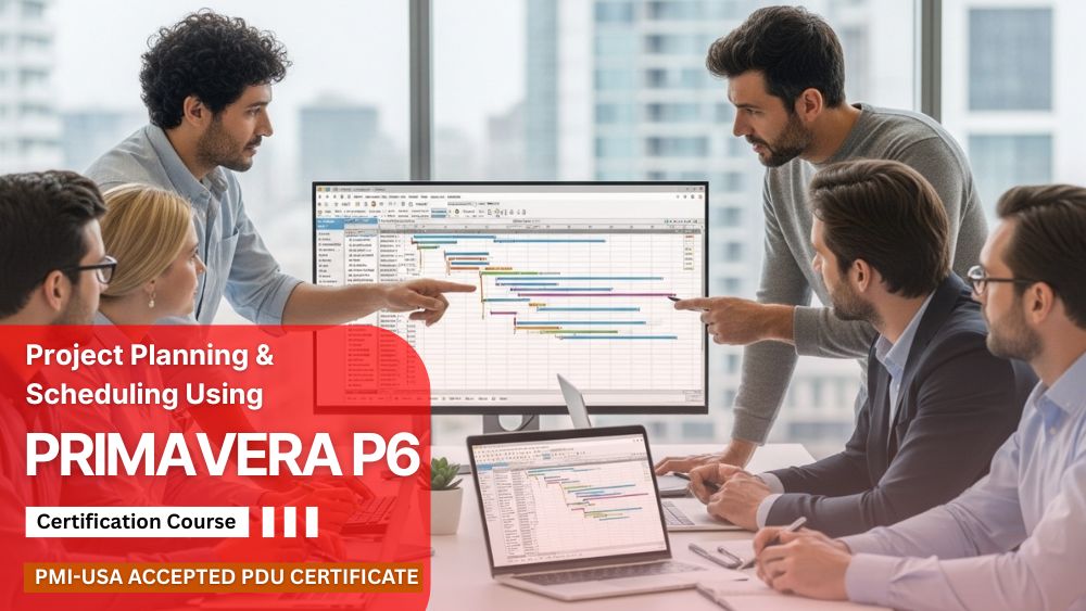 Project Planning and Scheduling using Primavera P6 certified course in Sri Lanka – professional project management training